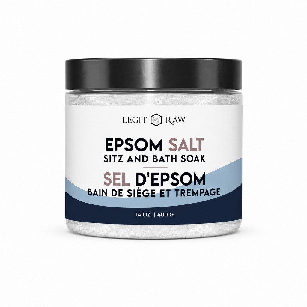 Epsom Salt Sitz & Bath Soak – Relaxing Mineral Bath Soak | 14 oz. / 400 g